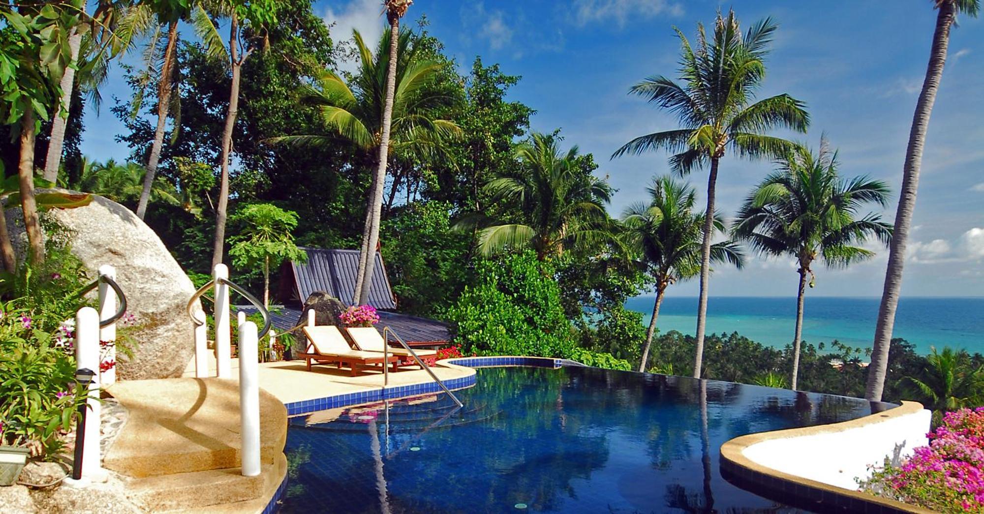 Seaview Paradise Mountain Holiday Villas Resort Lamai Beach  Exterior foto